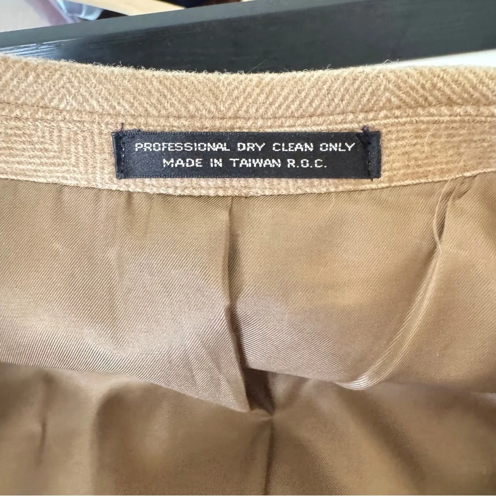 Jean Paul Germain Blazer Men's Tan‎ Camel Hail & Wool Blend Sportscoat Size 42L